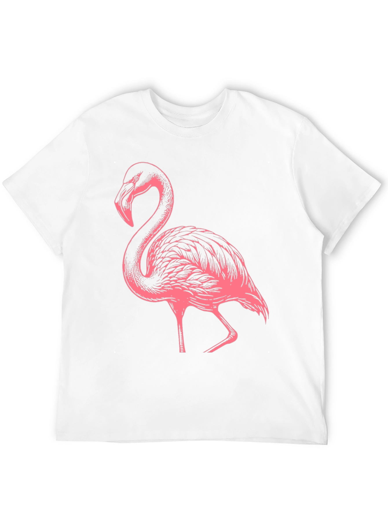 Black Flamingo Graphic Tee - Black Casual Shirt view 12