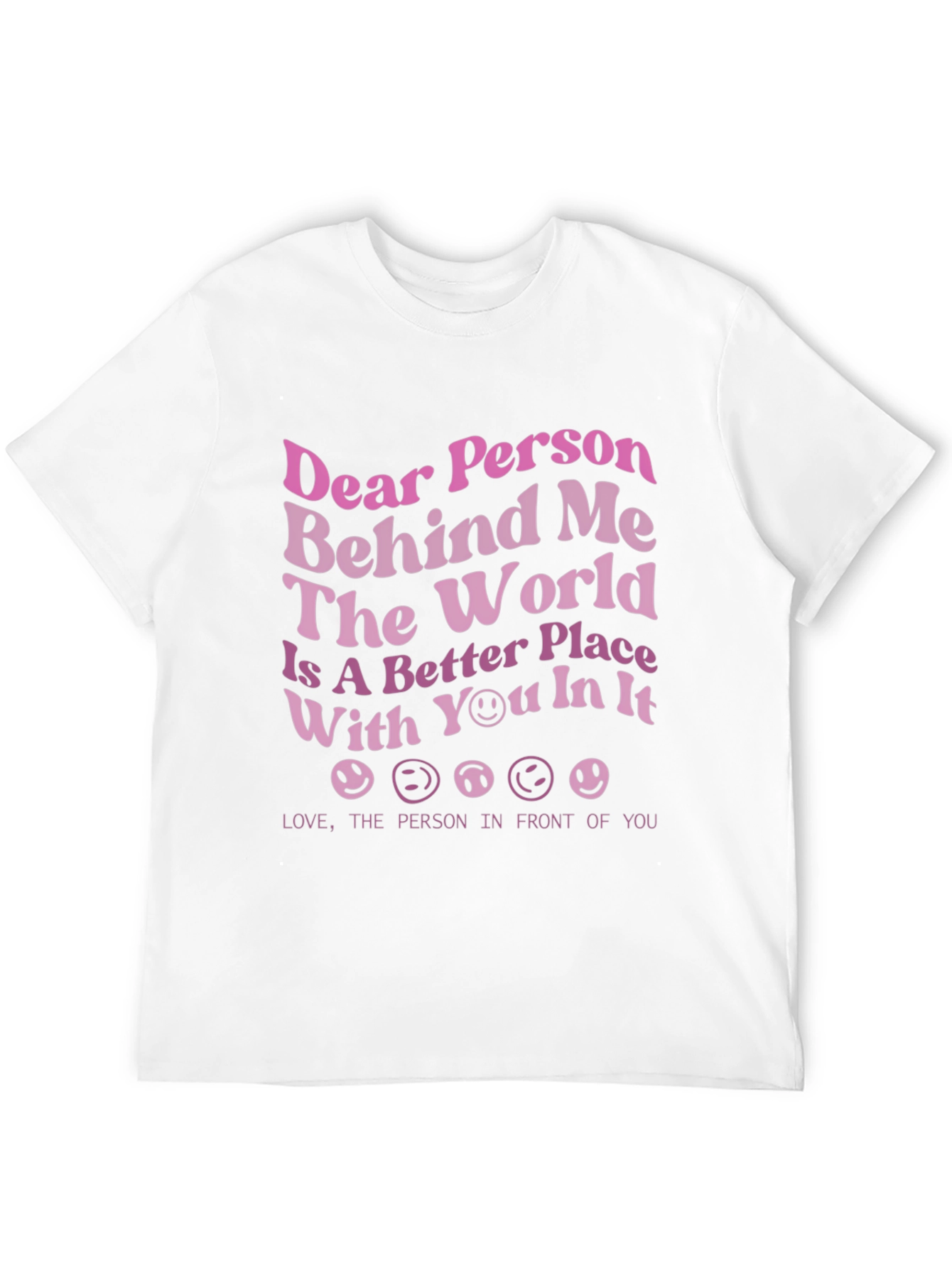 Black Dear Person Graphic Tee - Positive Message T-Shirt view 12