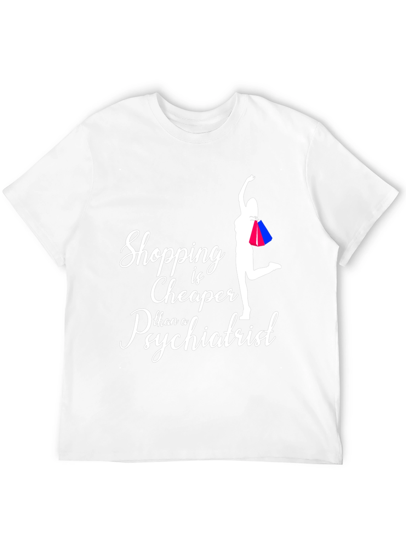 Black Shopping is Cheaper T-Shirt view 12