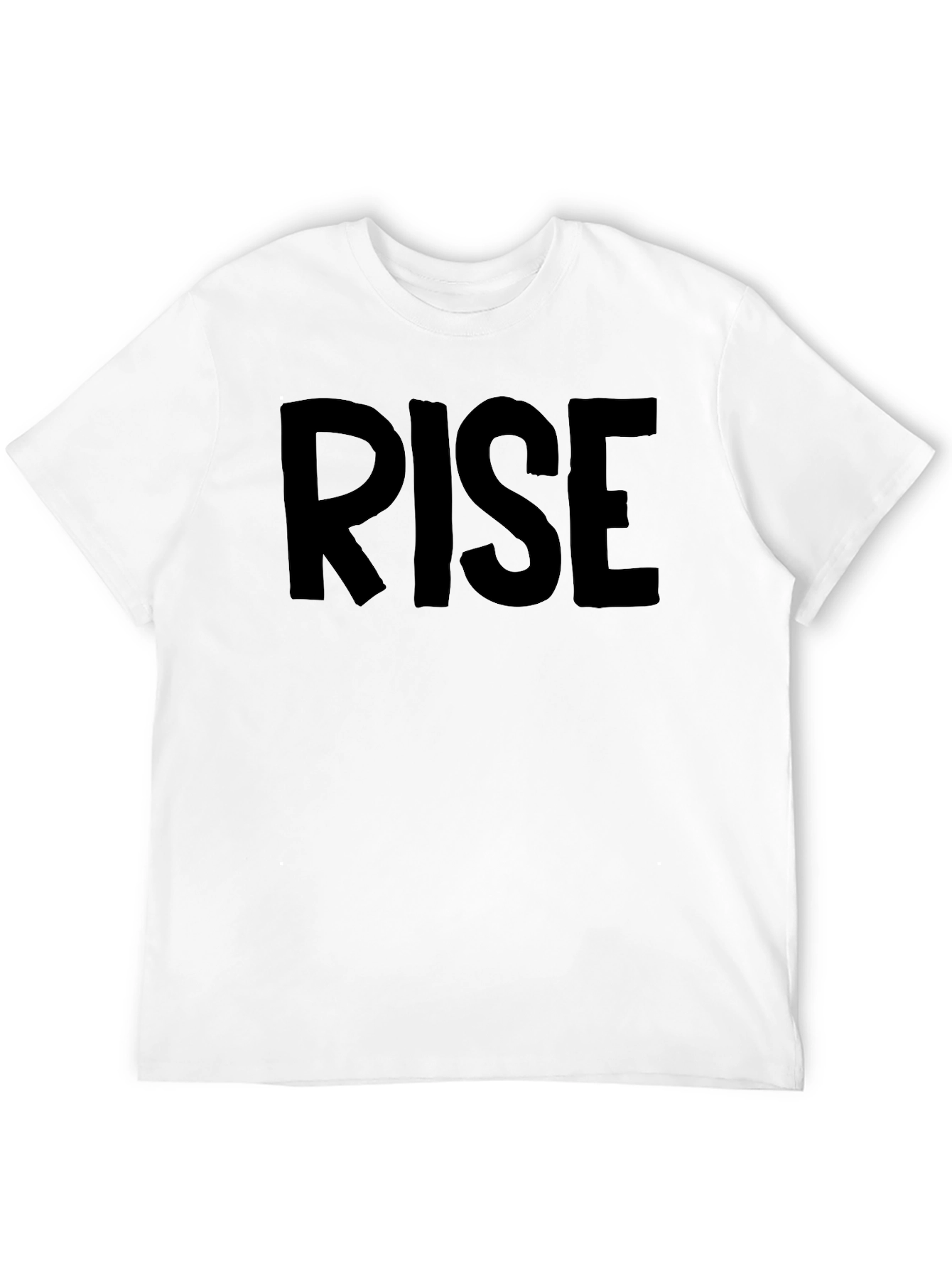 RISE Graphic Tee - Bold Black T-Shirt - 12