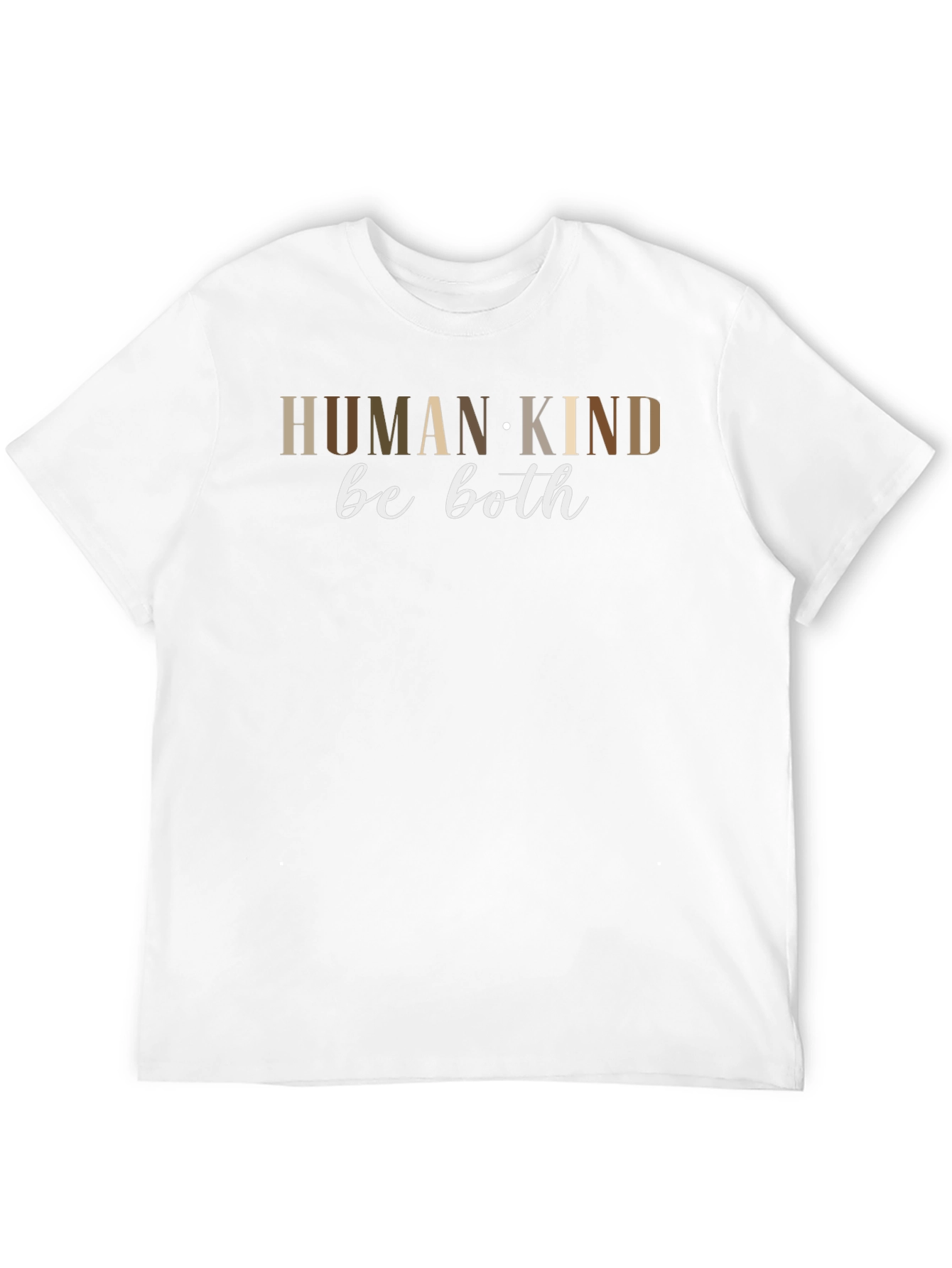 Black Humankind Be Both Graphic T-Shirt view 12