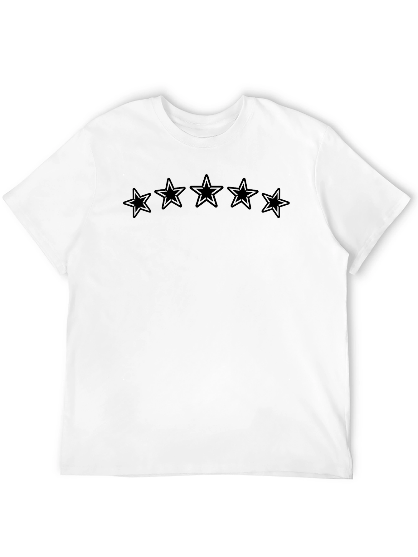 Black Five Star Black Graphic Tee - Men's Modern Fit view 12