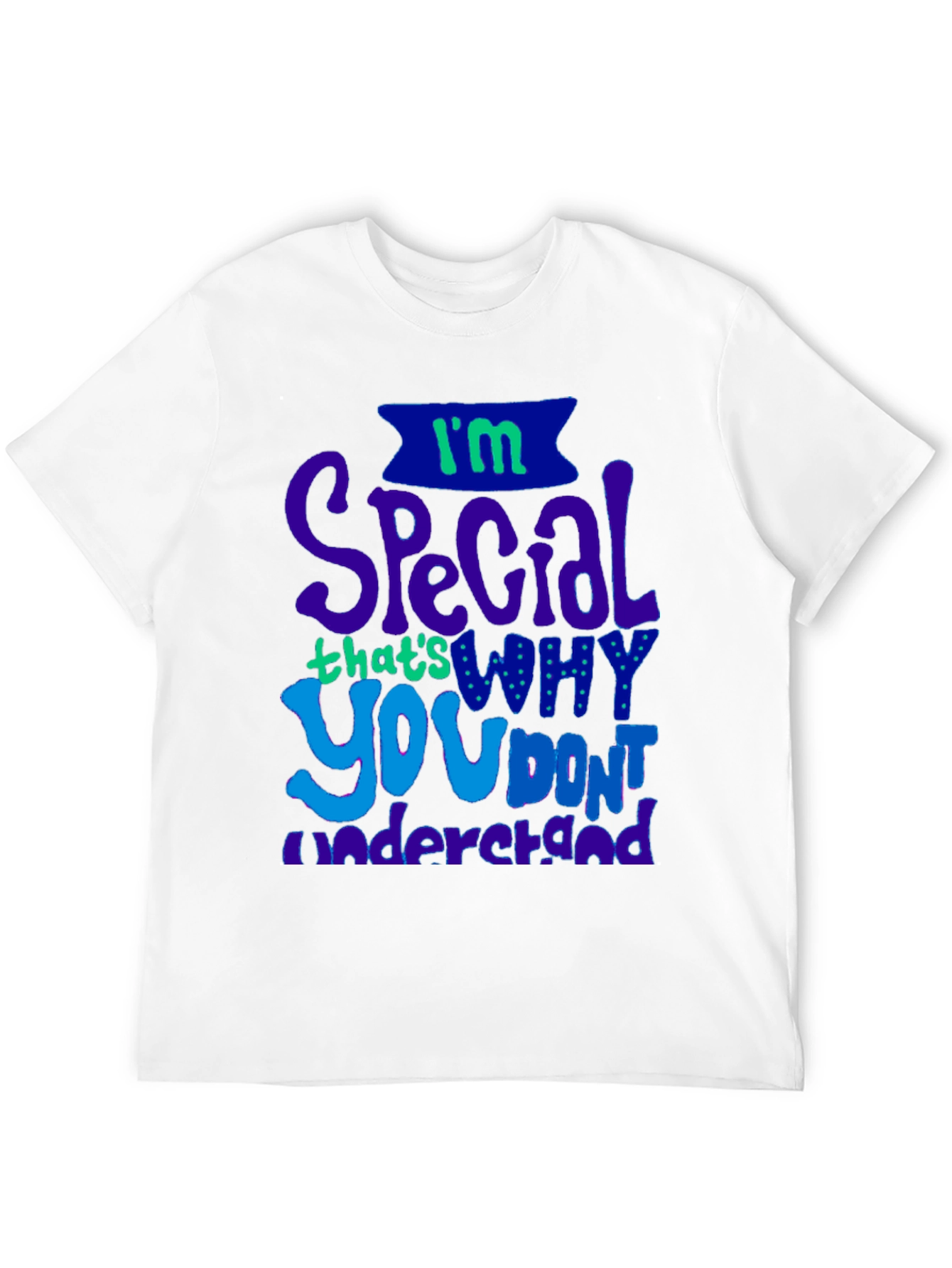 Black I'm Special T-Shirt view 12
