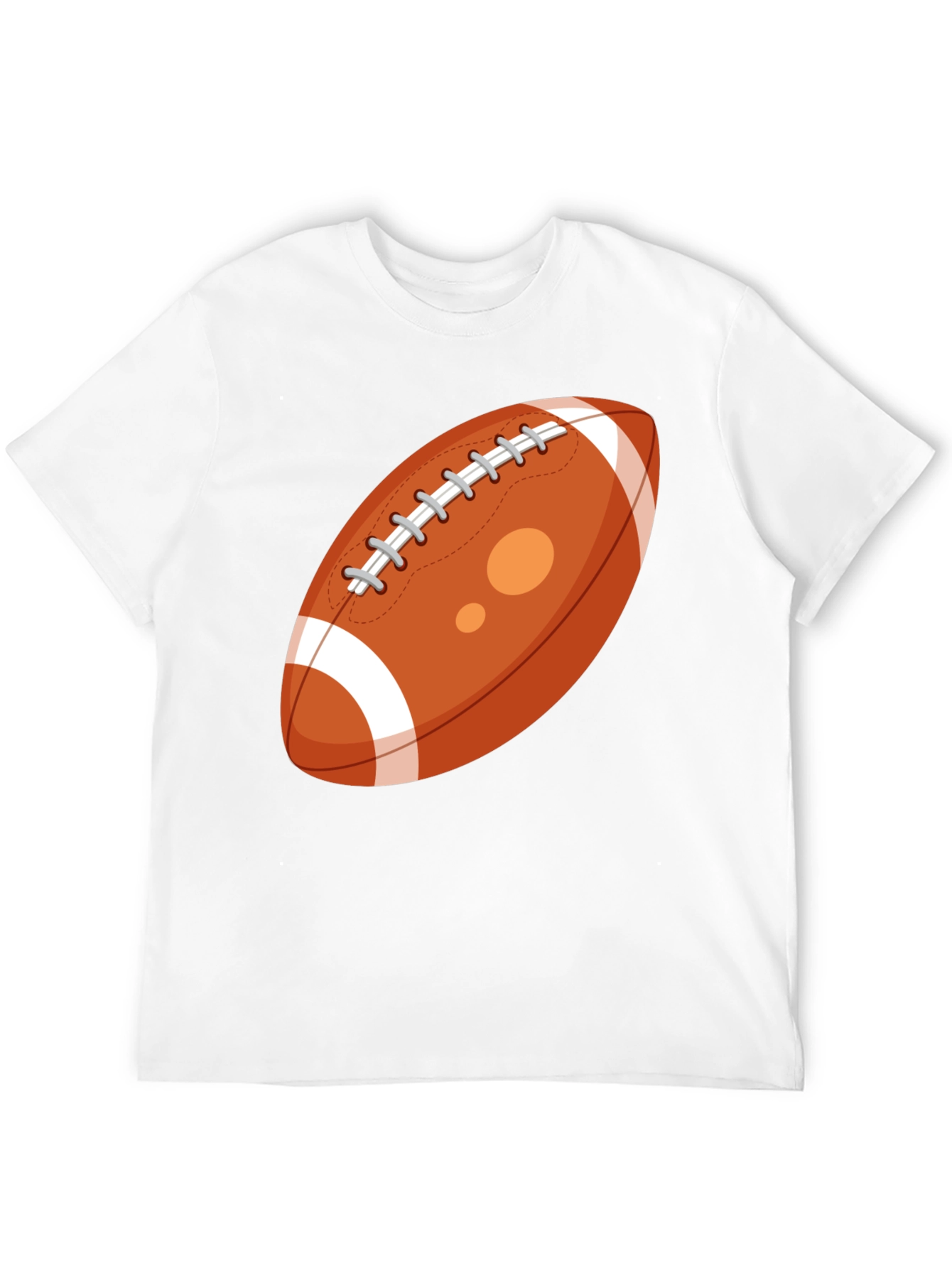 Black Football Graphic Tee - Casual Black T-Shirt for Sports Fans view 12