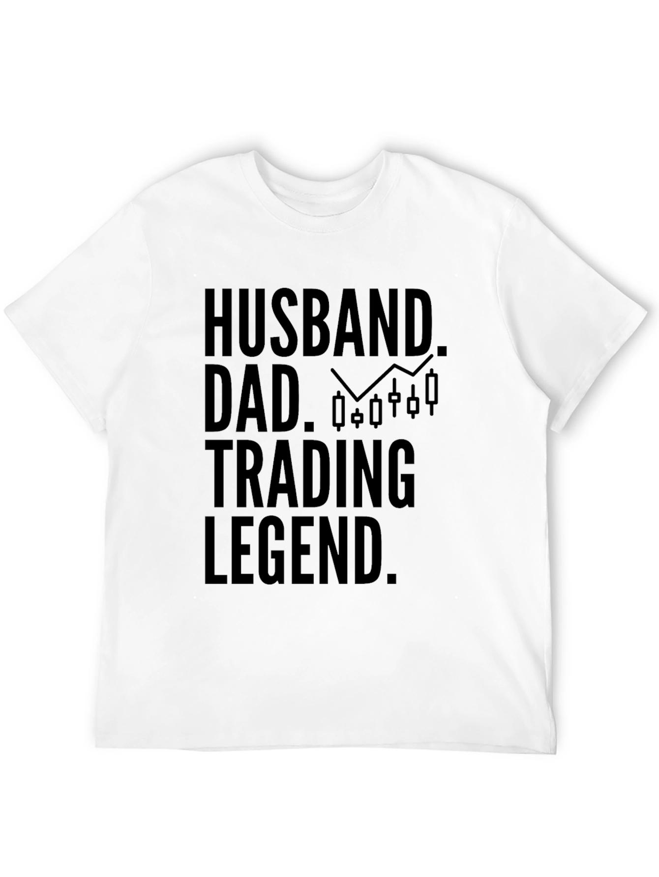 Black Husband Dad Trading Legend T-Shirt - Gift for Trader view 12