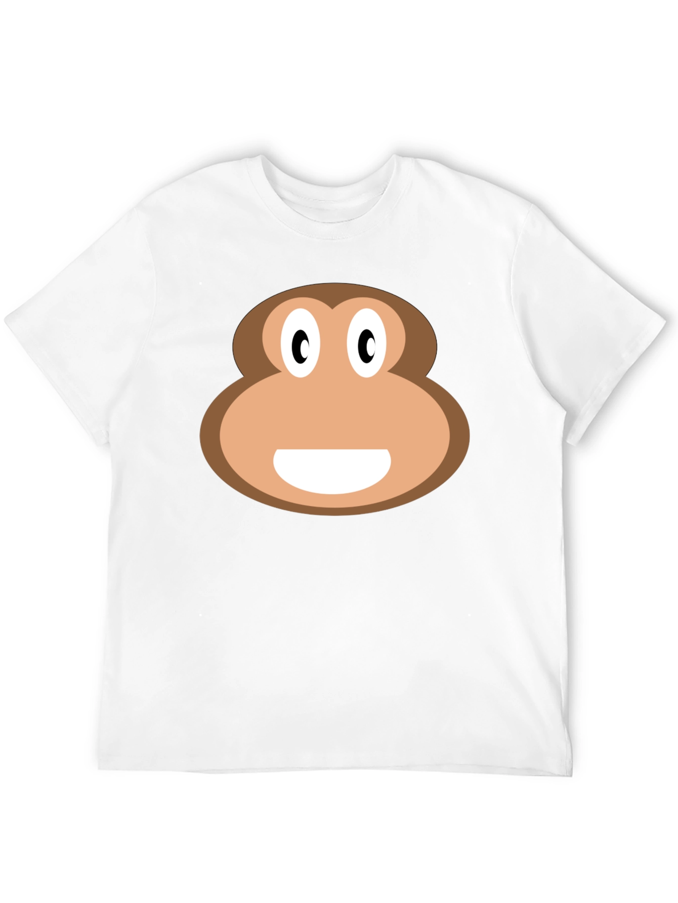 Black Monkey Face Graphic T-Shirt - Fun & Casual view 12