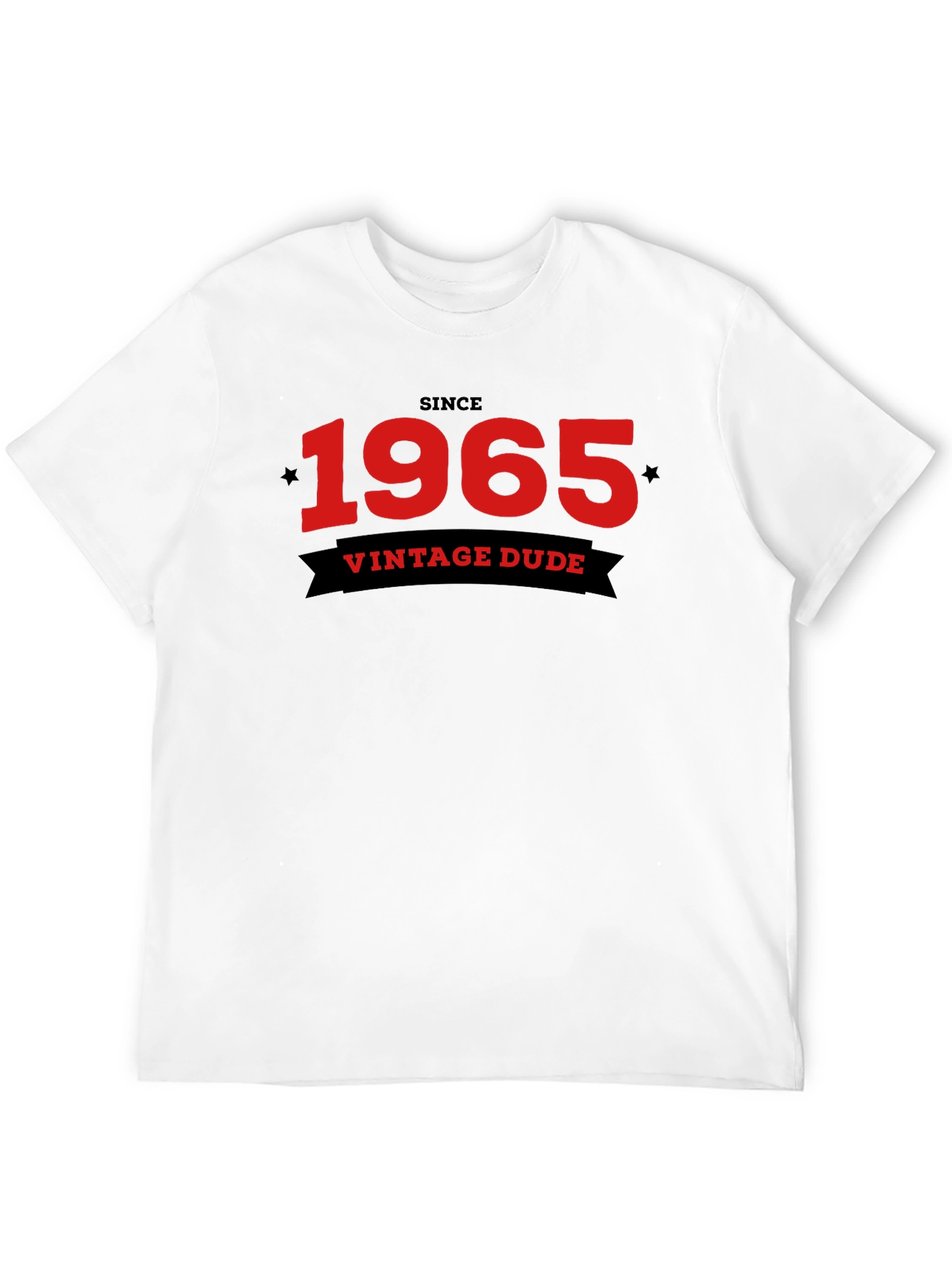 Black Vintage Dude 1965 Graphic T-Shirt view 12