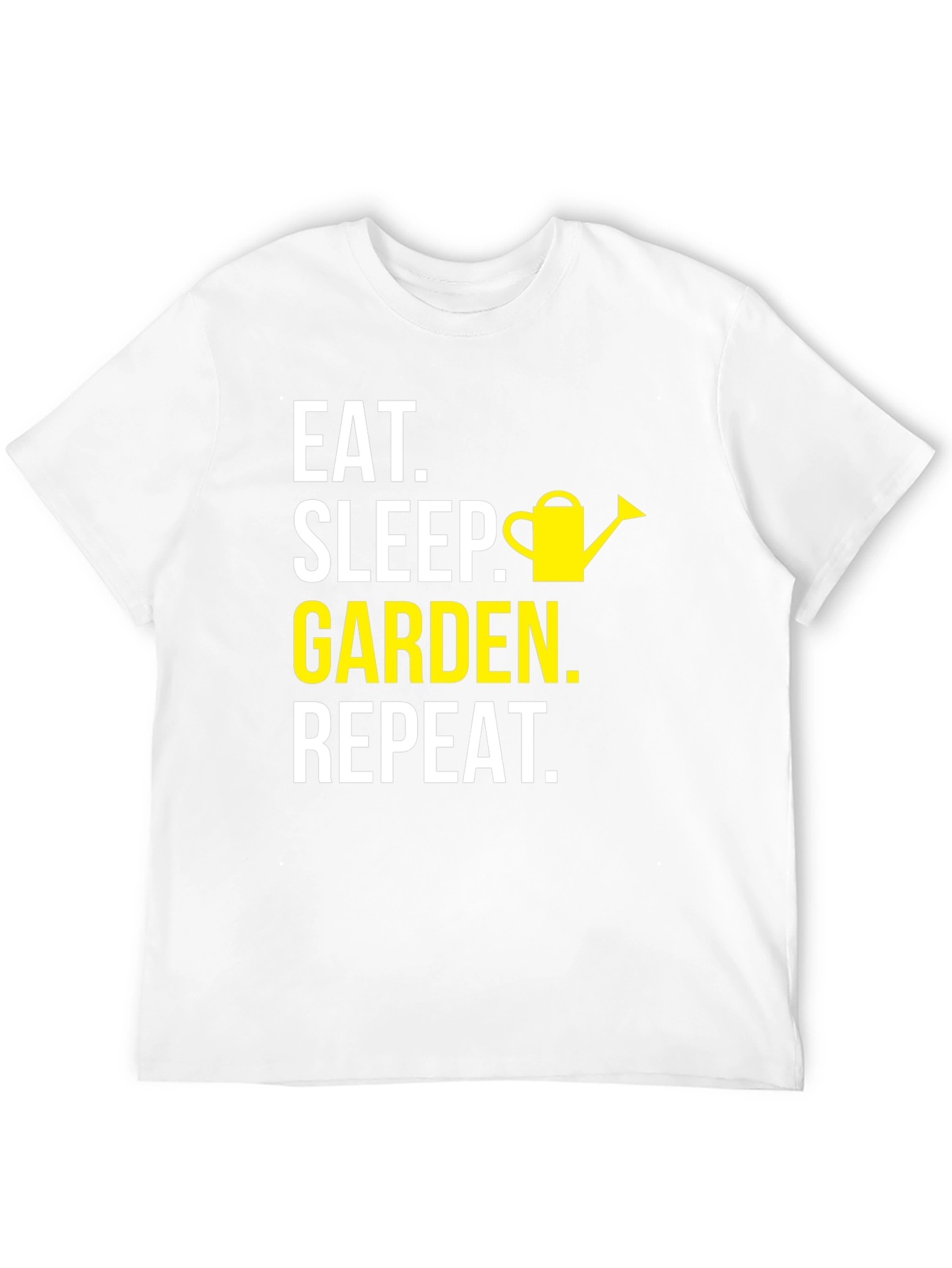 Black Eat Sleep Garden Repeat Black T-Shirt view 12