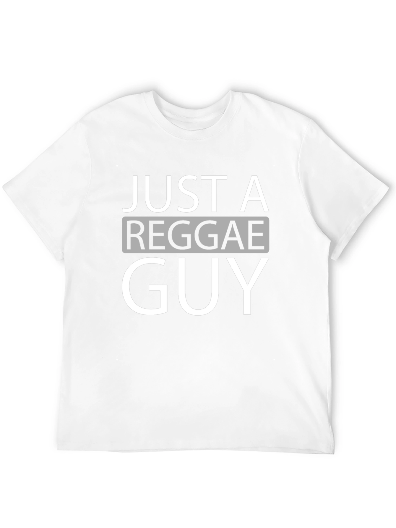 Black Just a Reggae Guy T-Shirt Black view 12