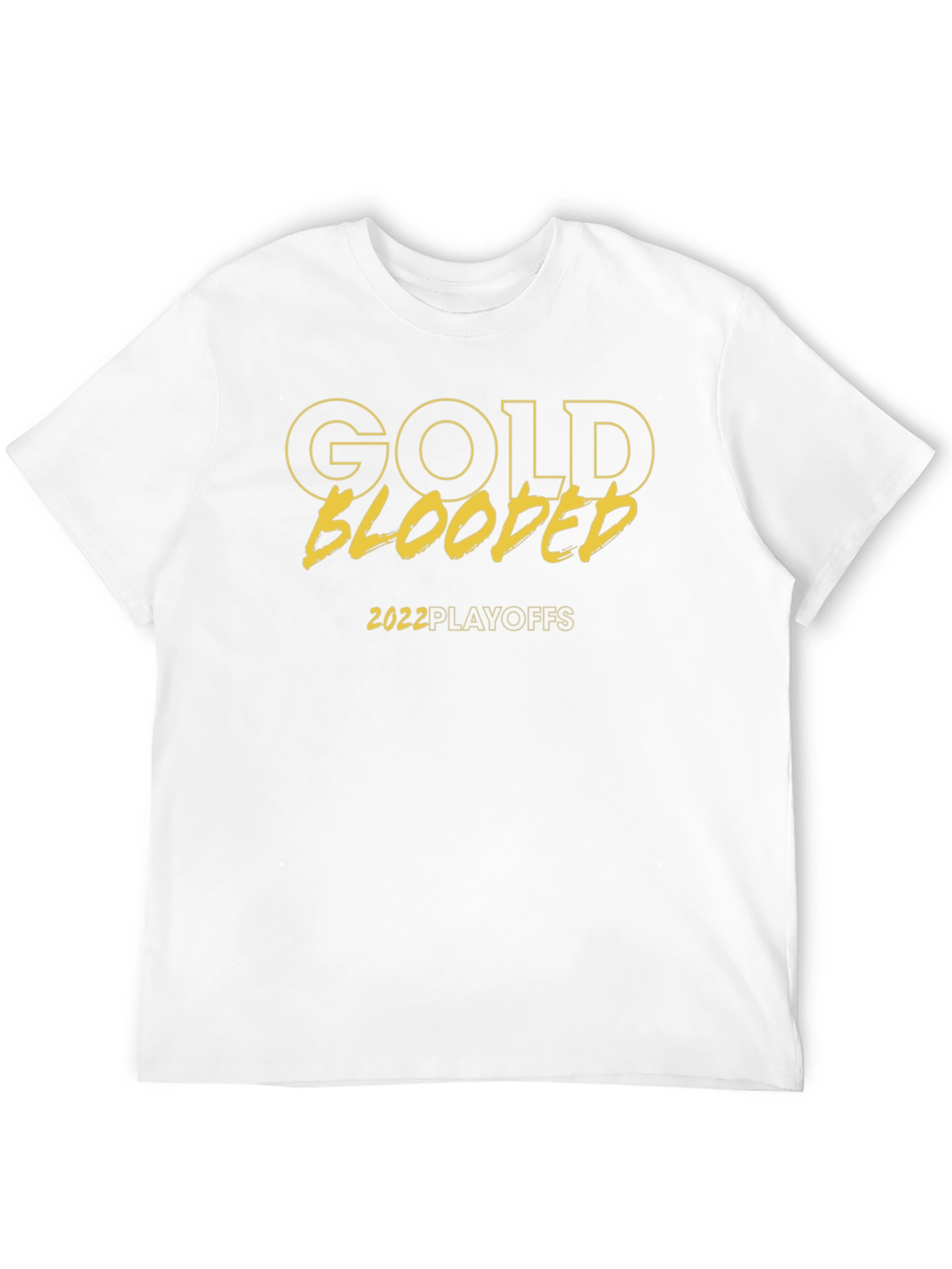 Black Gold Blooded 2022 Playoffs T-Shirt view 12