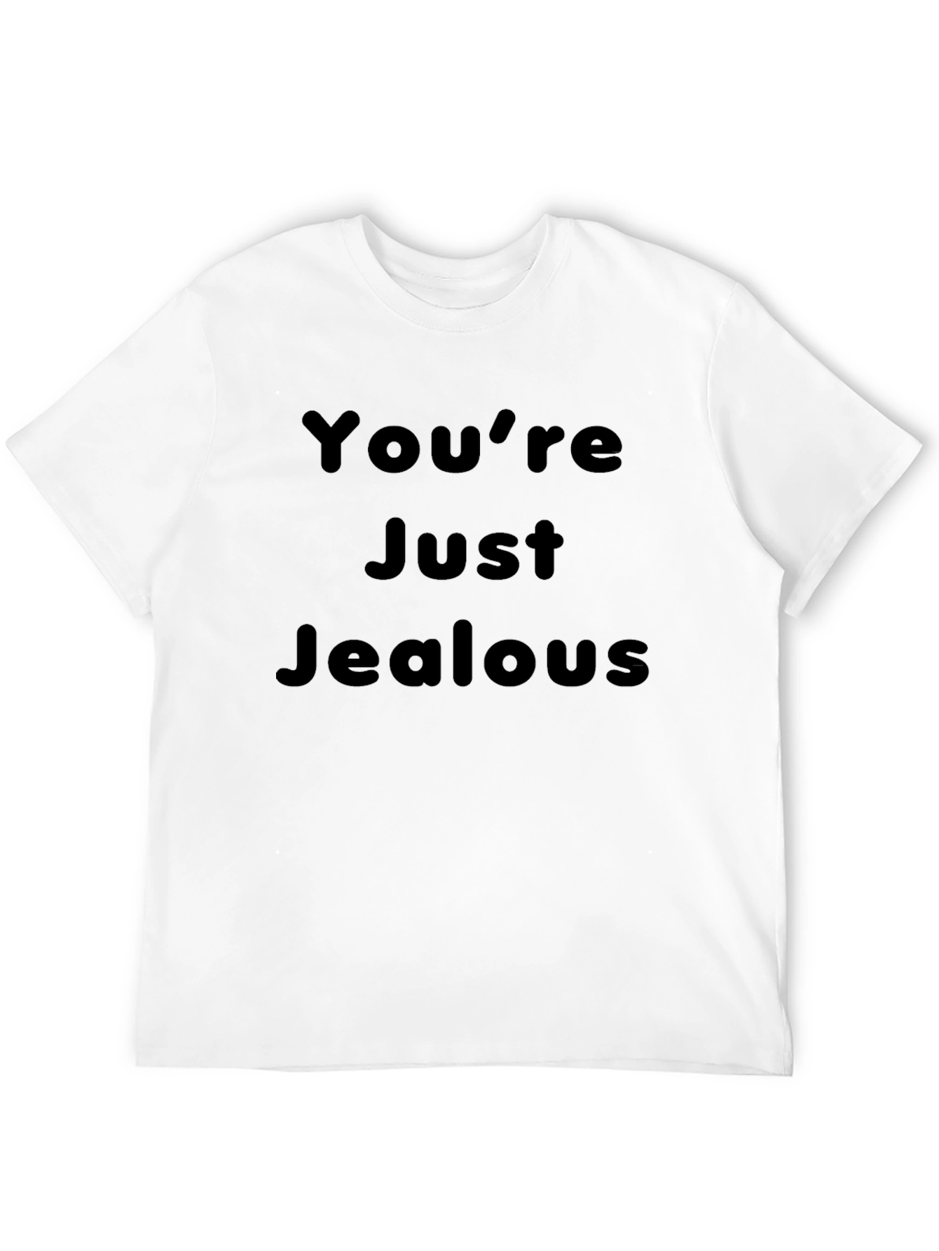 Black You're Just Jealous Graphic Tee - Black T-Shirt view 12