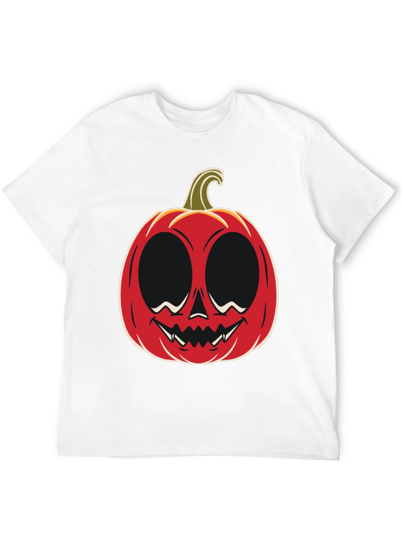 Black Halloween Pumpkin Face Graphic Tee view 12