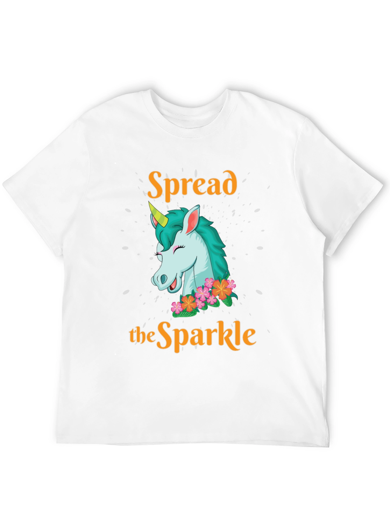 Black Spread the Sparkle Unicorn T-Shirt view 12