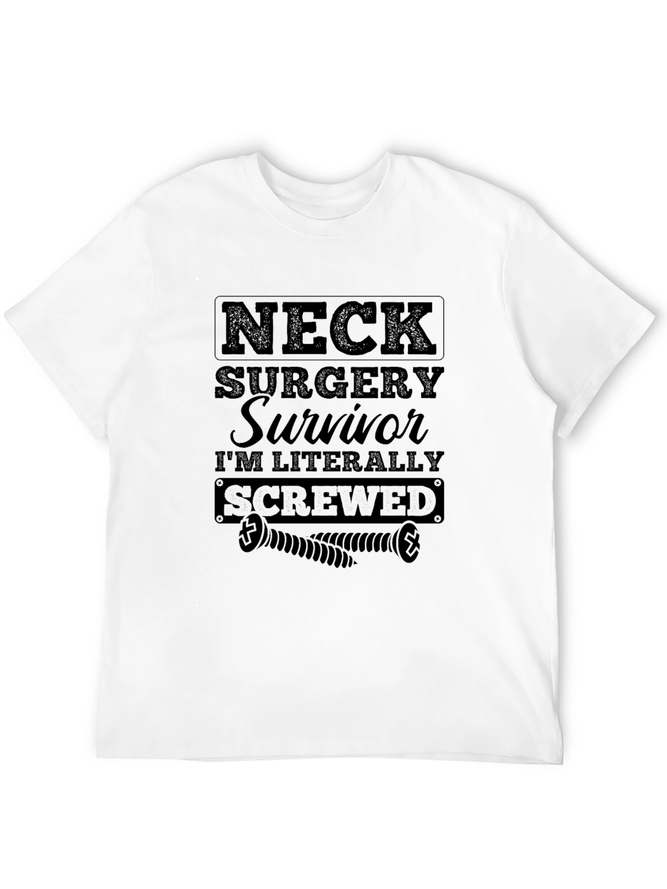 Black Neck Surgery Survivor Graphic Tee view 12