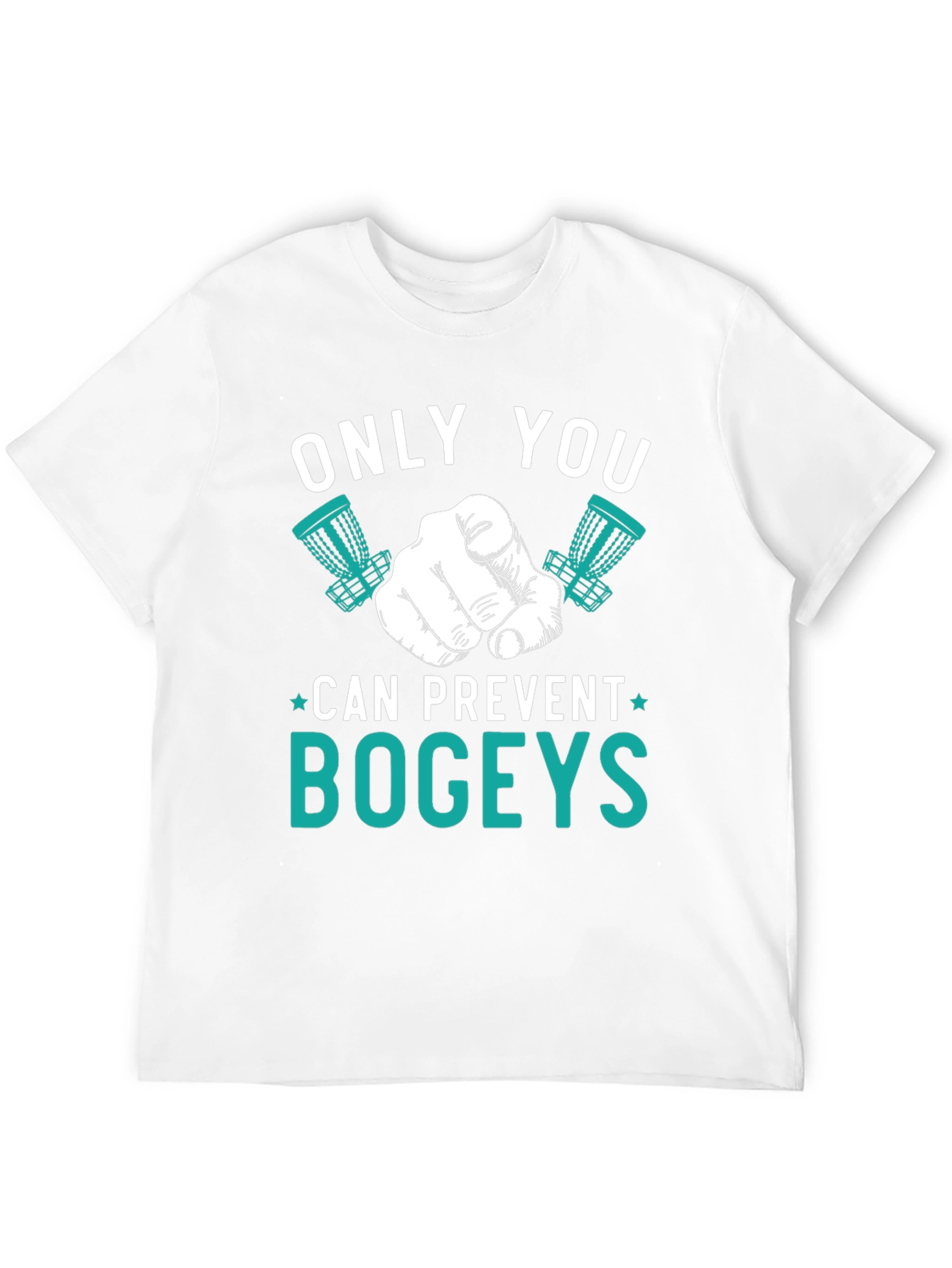 Black Only You Can Prevent Bogeys T-Shirt view 12