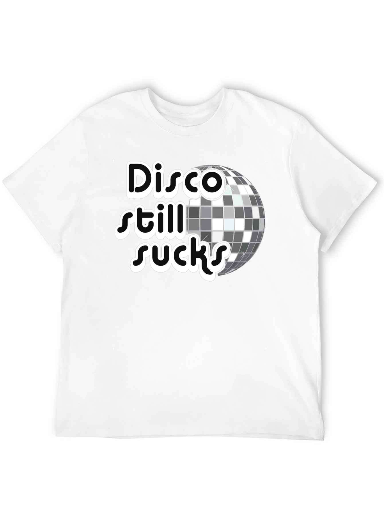 Black Disco Still Sucks Graphic Tee view 12