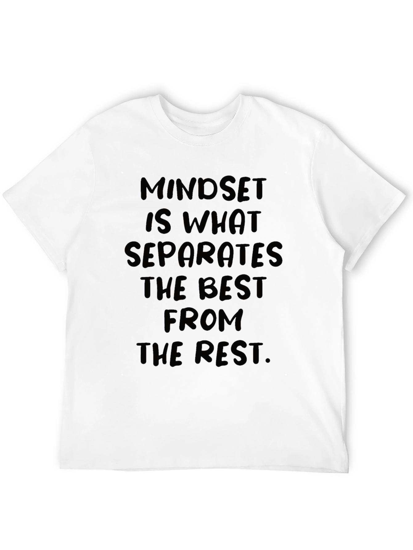 Black Mindset T-Shirt - Best From The Rest Black Tee view 12