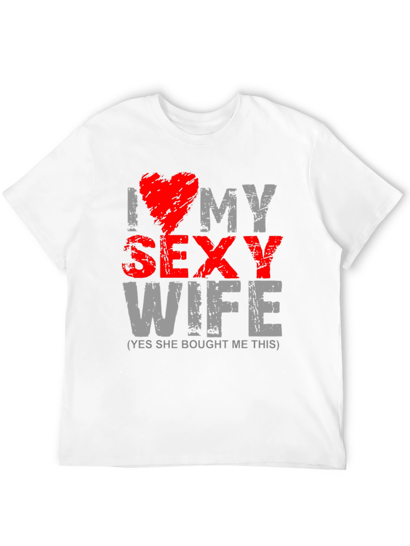 Black I Love My Sexy Wife Graphic T-Shirt view 12