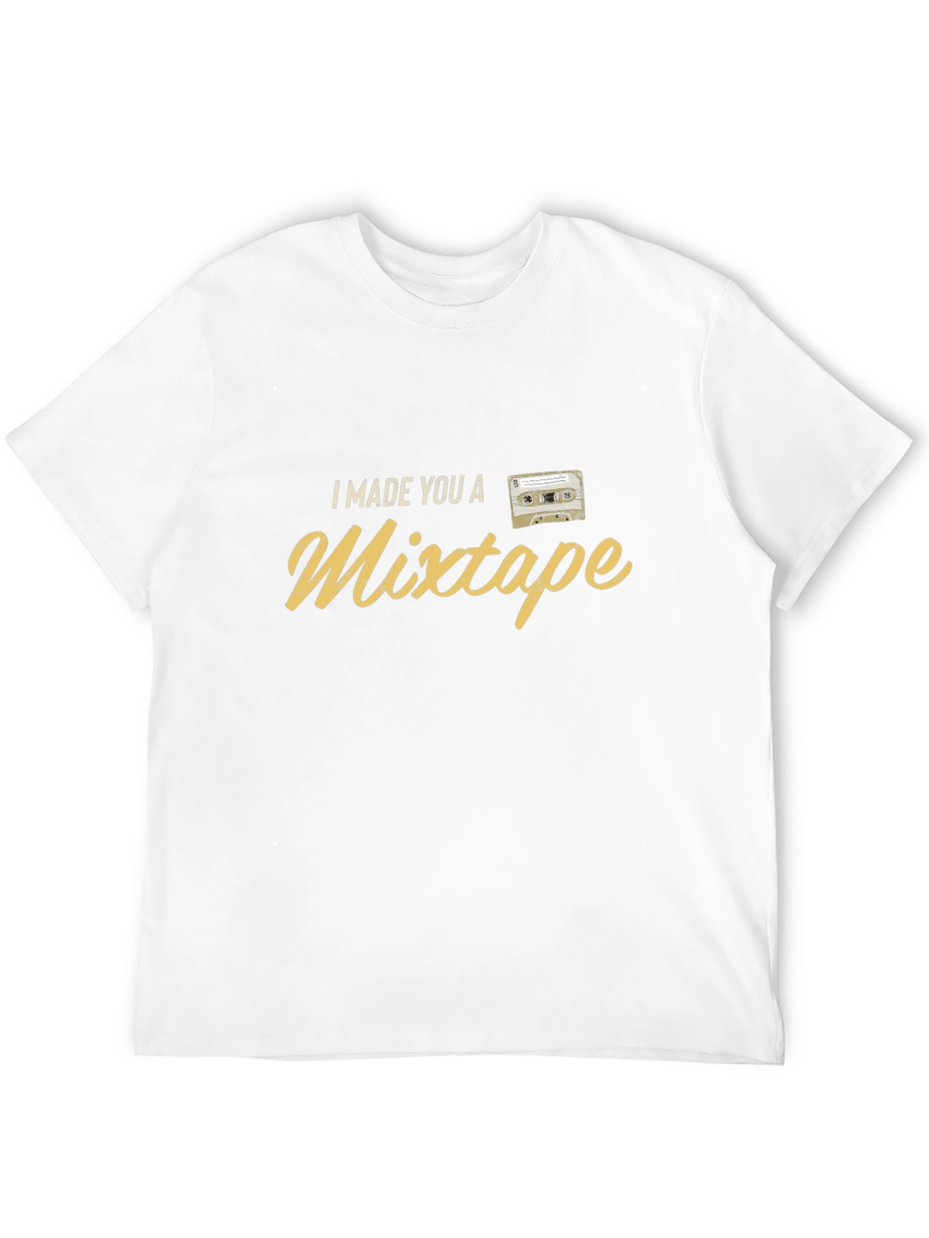 Black I Made You a Mixtape Graphic T-Shirt view 12
