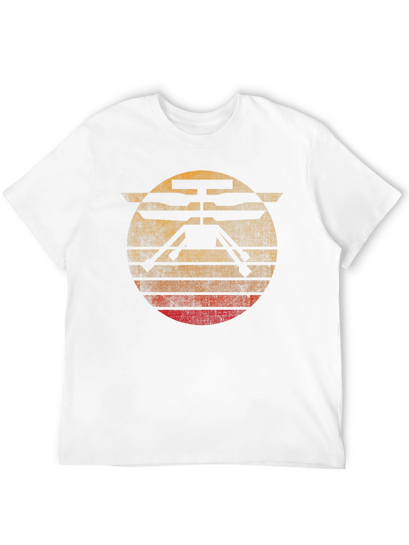 Black Mars Helicopter T-Shirt - Retro Style view 12