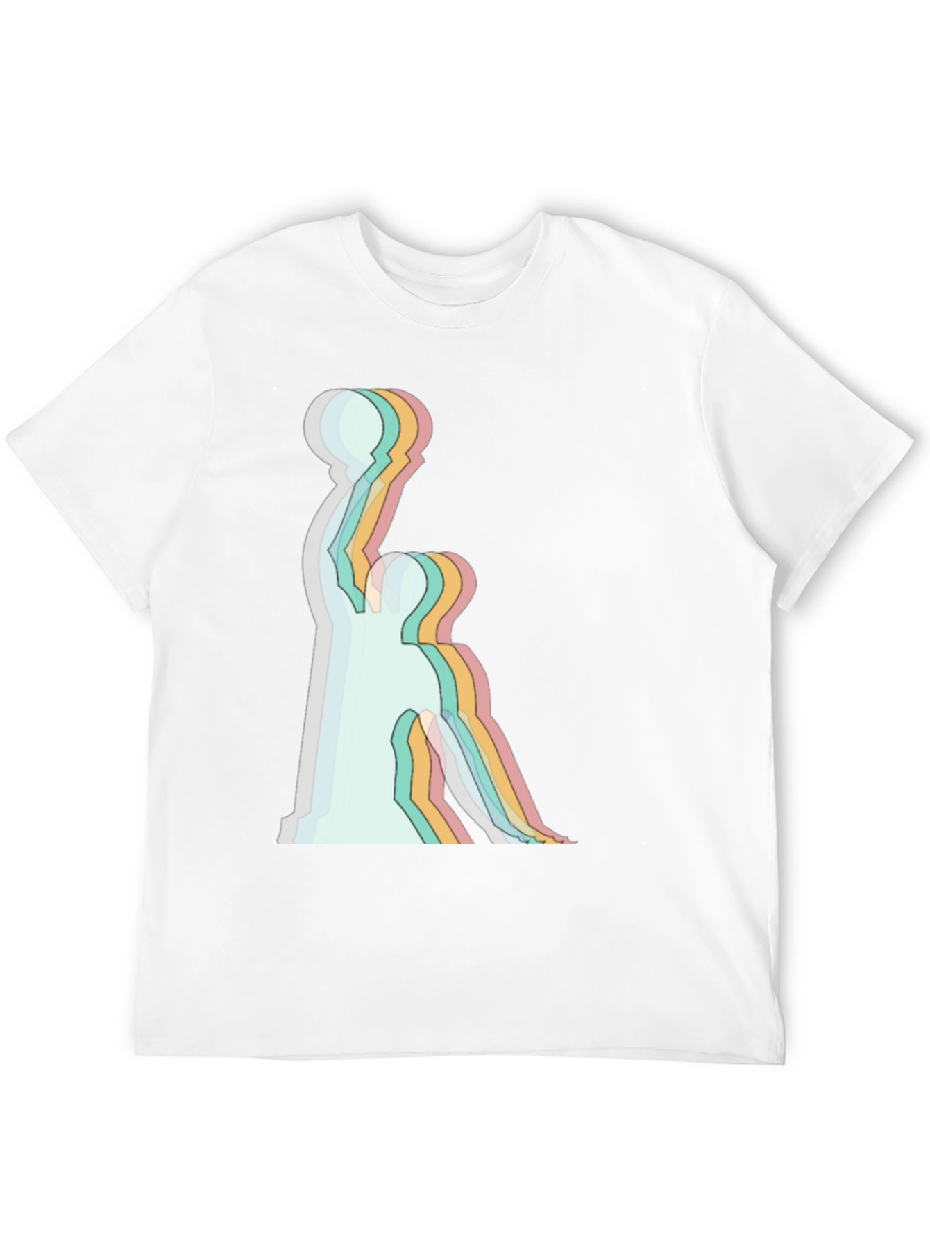 Black Retro Basketball Player Graphic Tee - Black Cotton T-Shirt view 12