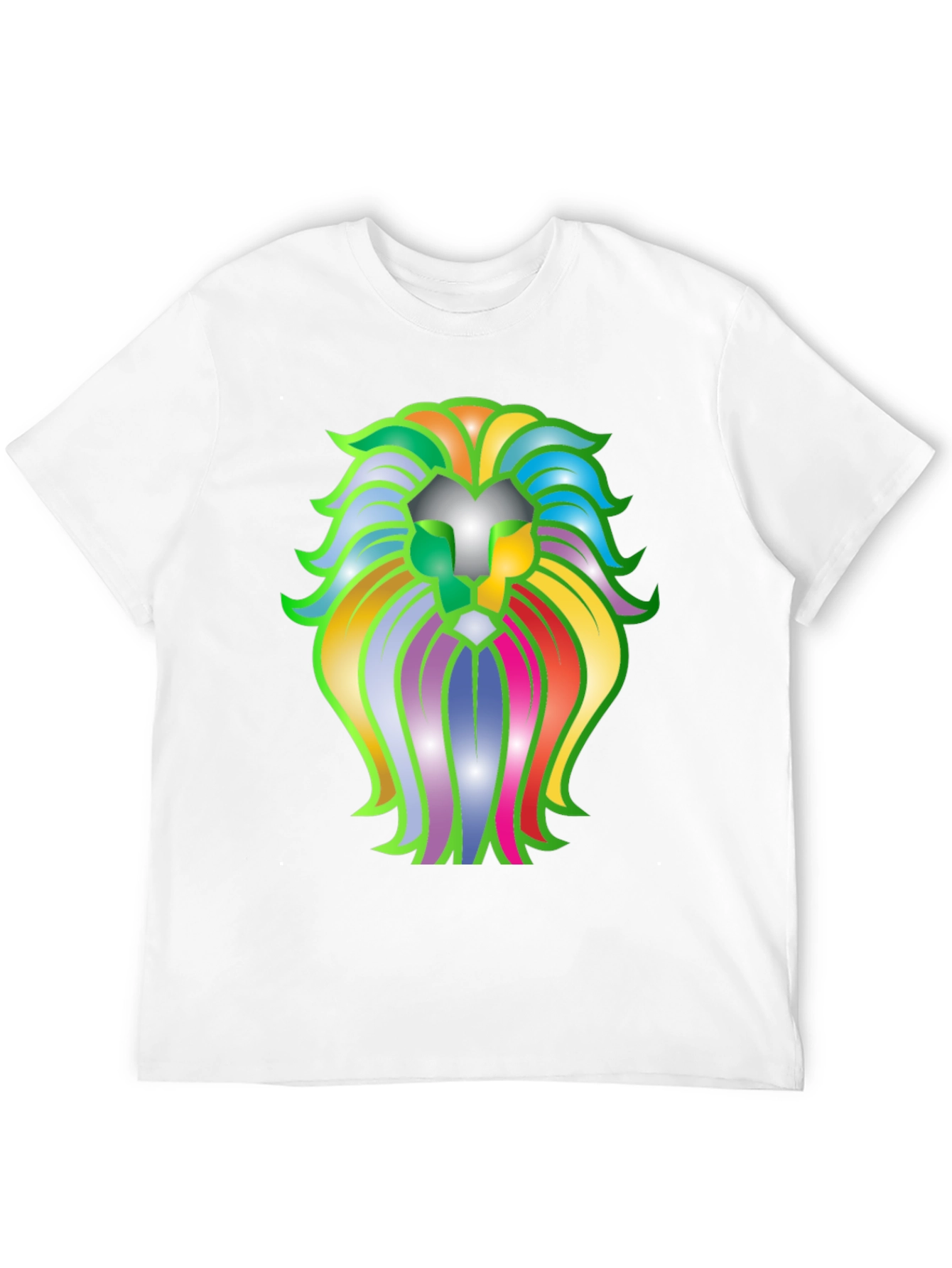 Black Lion Graphic Black T-Shirt view 12