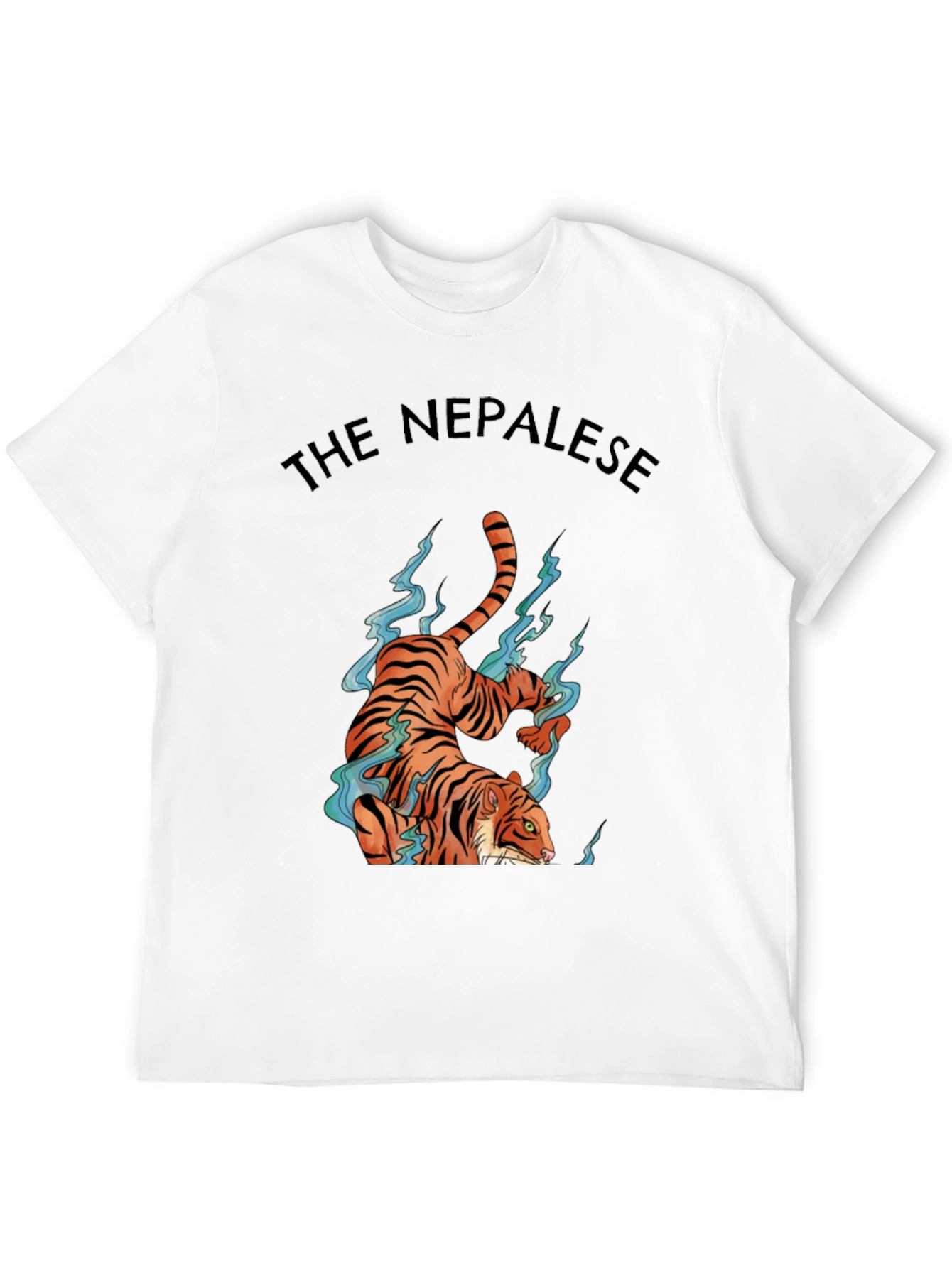 Black The Nepalese Tiger Graphic Tee view 12