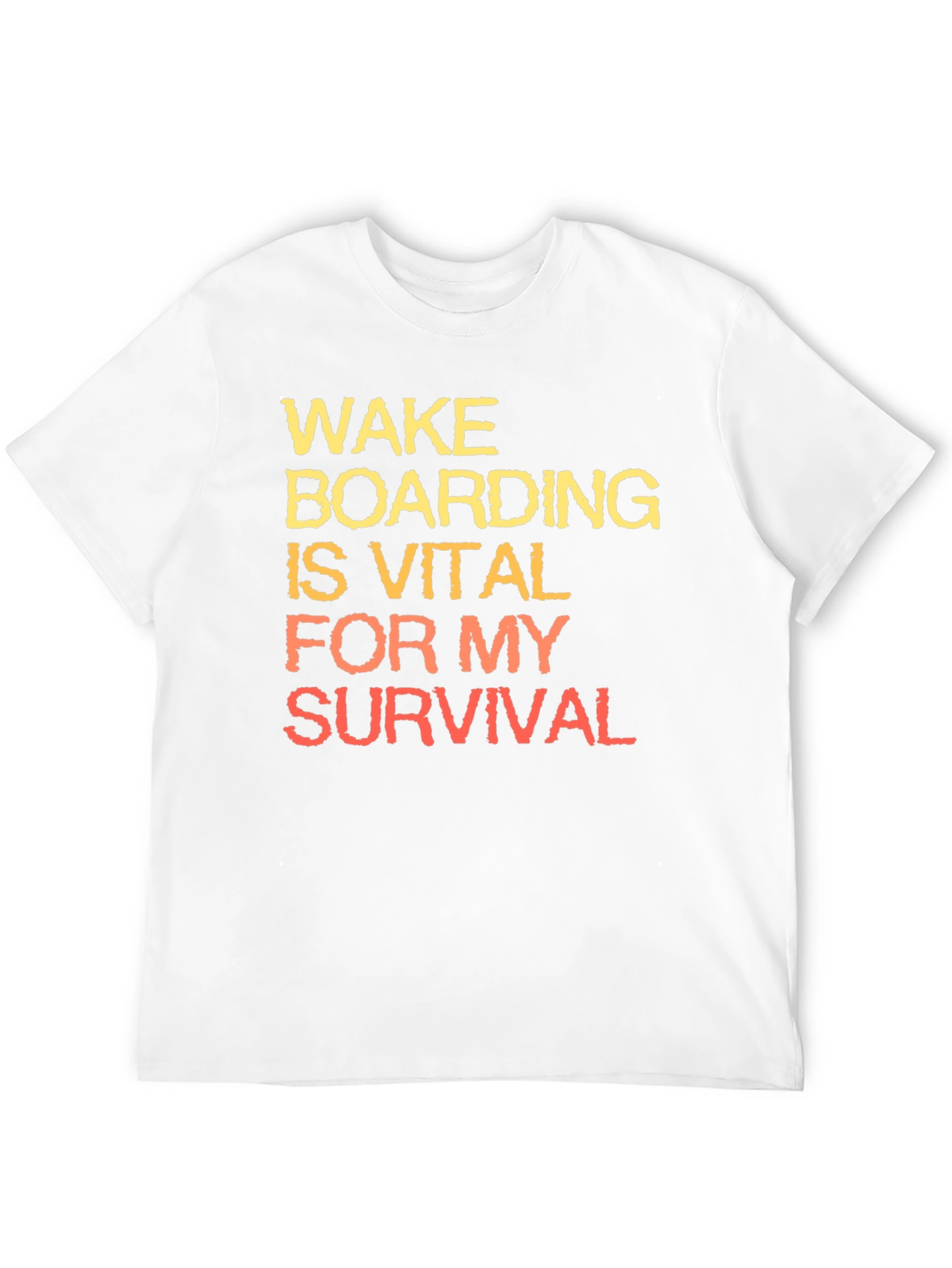 Black Wakeboarding is Vital T-Shirt view 12