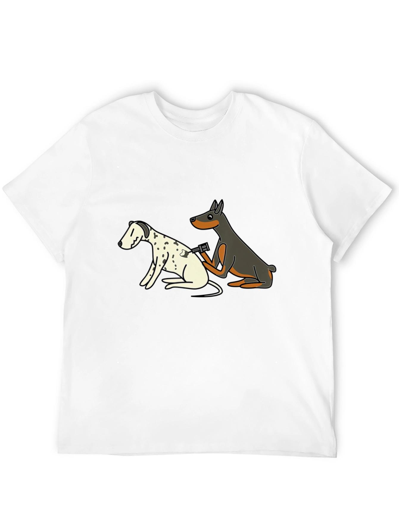 Black Dog Tattoo Artist Graphic T-Shirt view 12