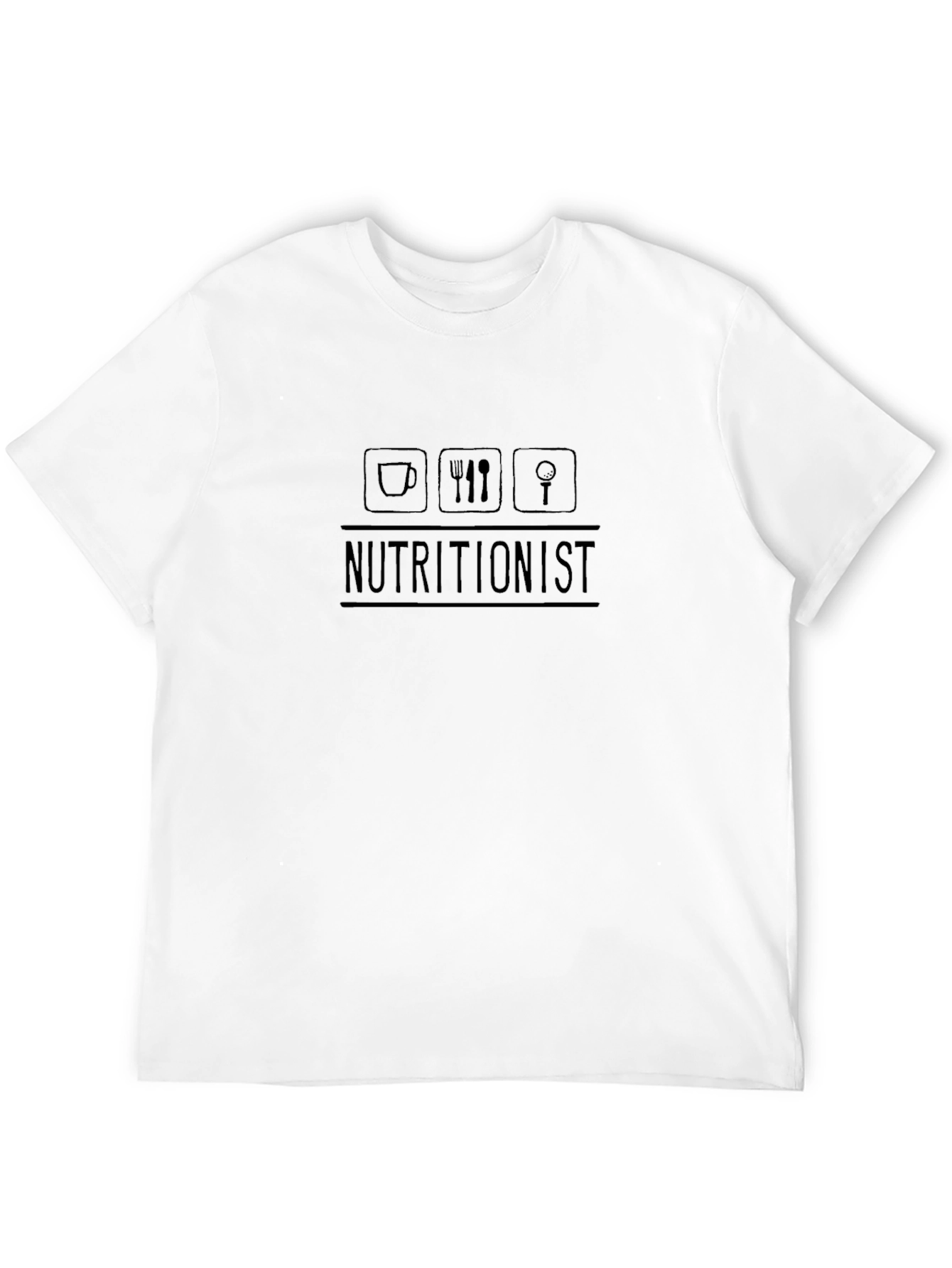 Black Nutritionist T-Shirt - Foodie Tee - Dietitian Shirt view 12