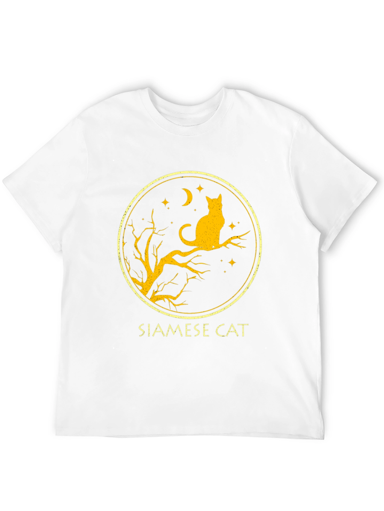 Black Siamese Cat T-Shirt - Black view 12