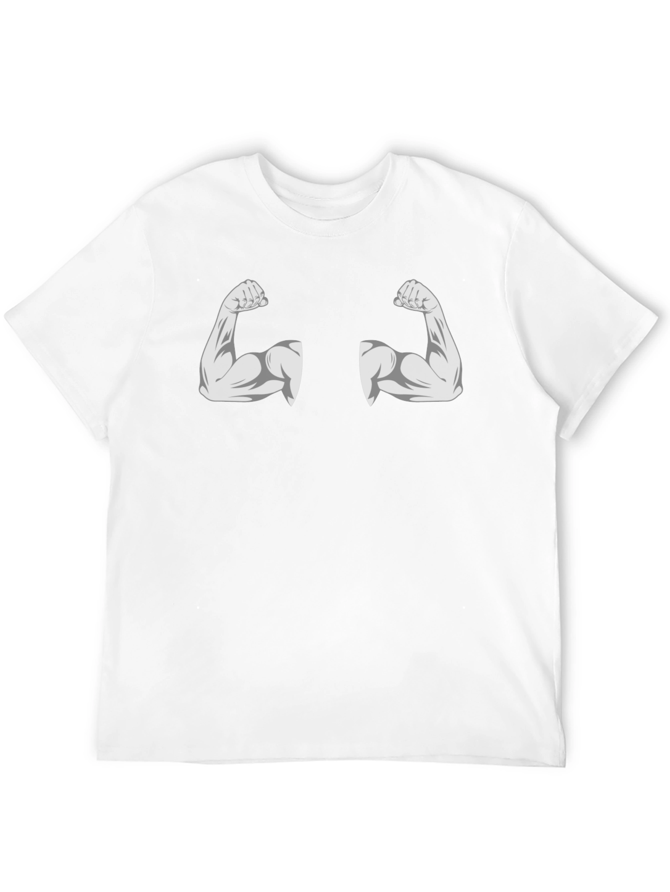 Black Funny Muscle Graphic T-Shirt view 12