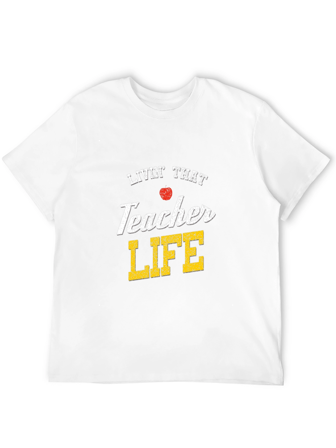 Black Livin' That Teacher Life T-Shirt view 12