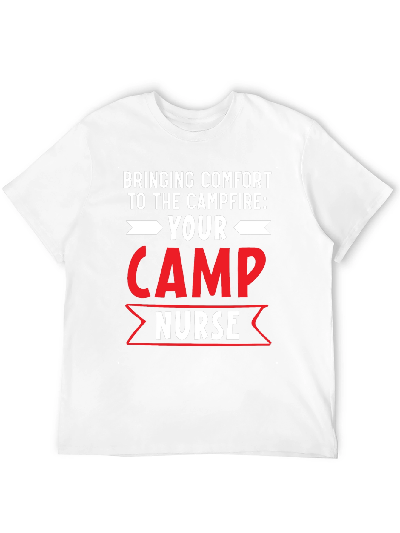 Black Camp Nurse Comfort T-Shirt view 12