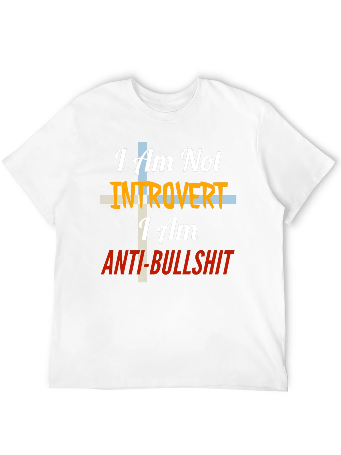 Black I Am Not Introvert T-Shirt view 12