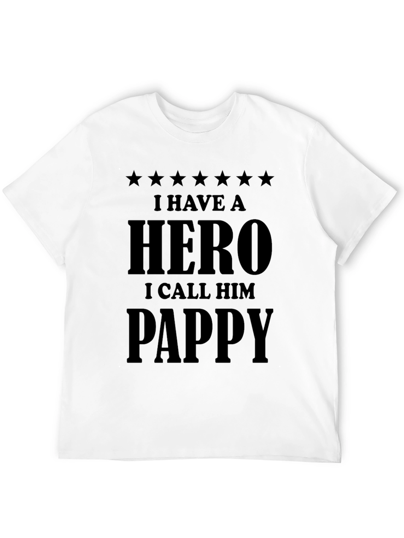 Black Pappy Hero T-Shirt - Gift for Grandpa view 12