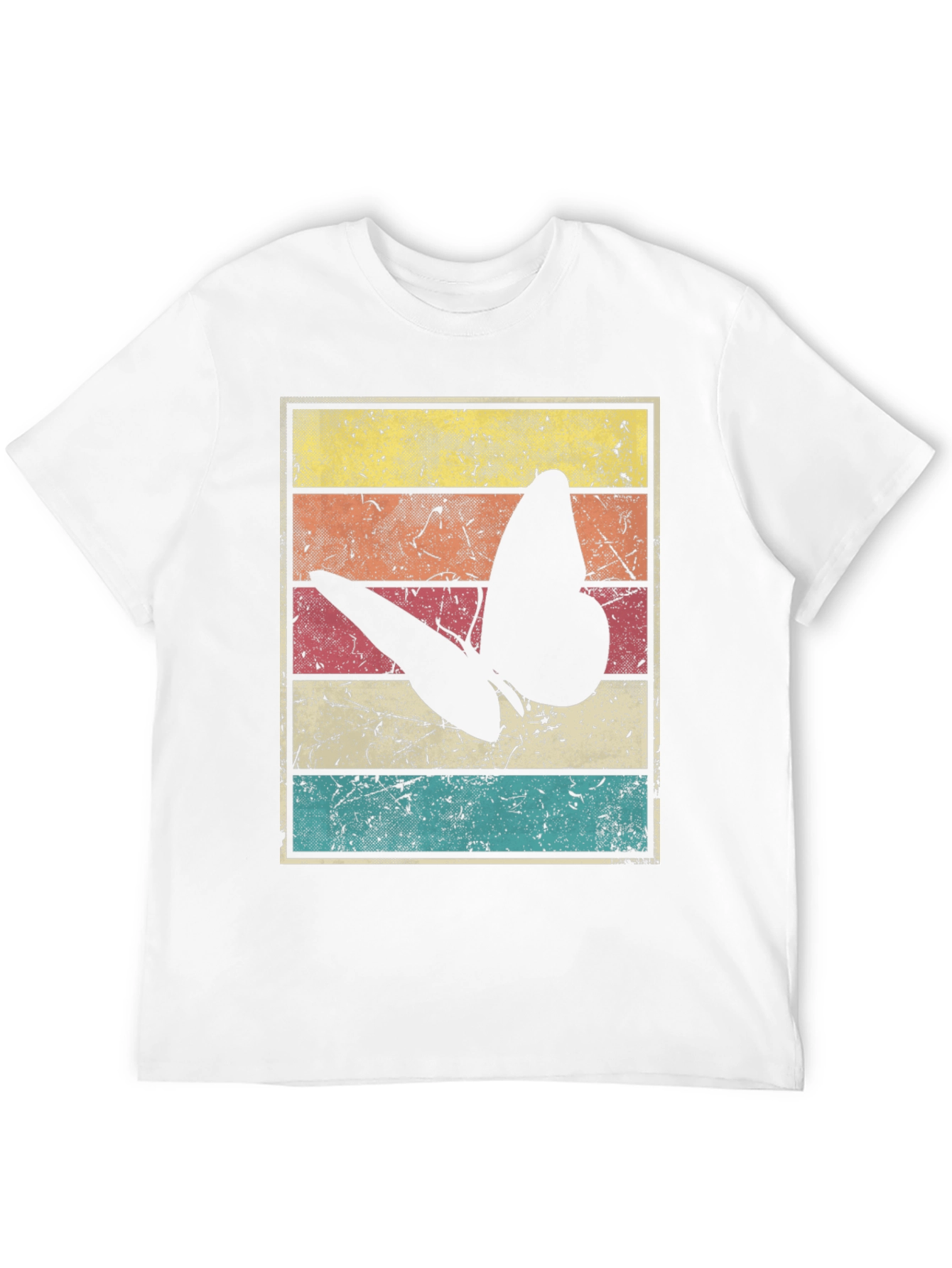 Black Retro Butterfly Graphic T-Shirt - Vintage Style view 12