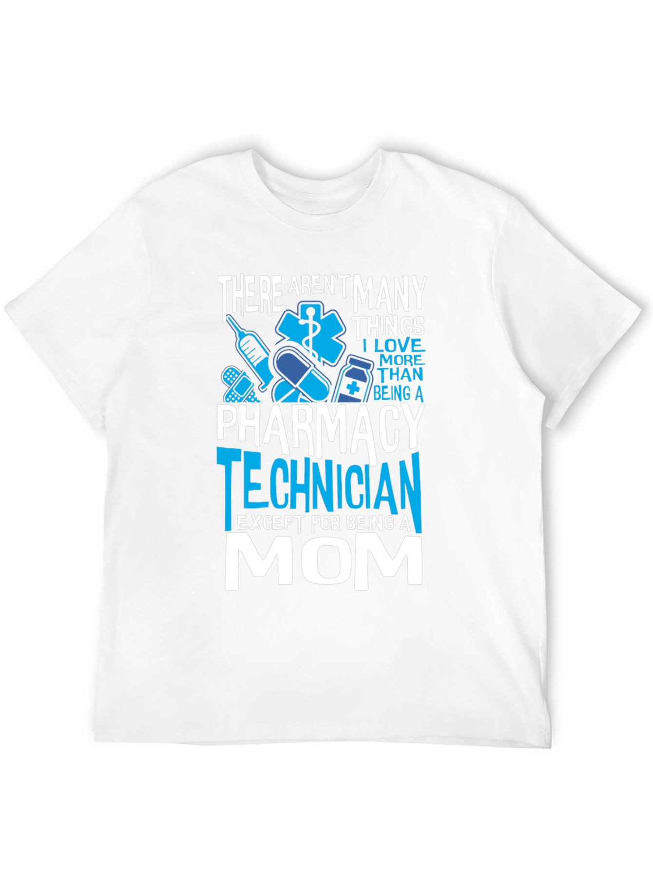 Black Pharmacy Technician Mom T-Shirt view 12