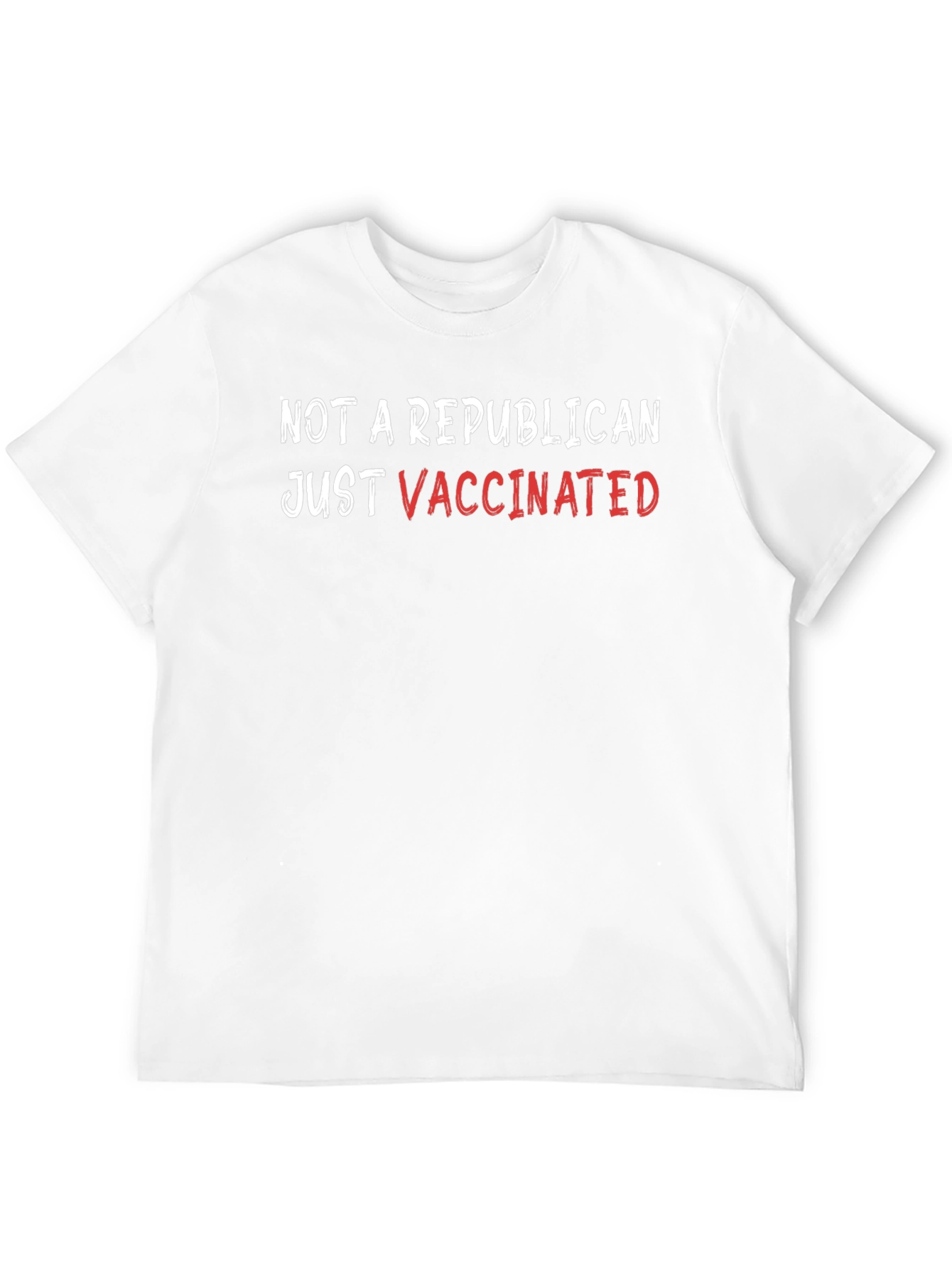 Black Not Republican, Just Vaccinated T-Shirt view 12