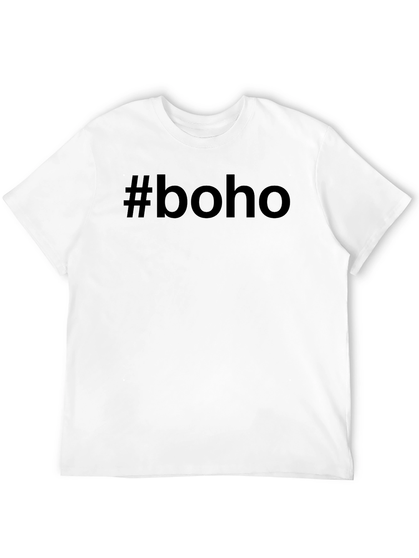 Black #boho Men's Black Short Sleeve T-Shirt view 12