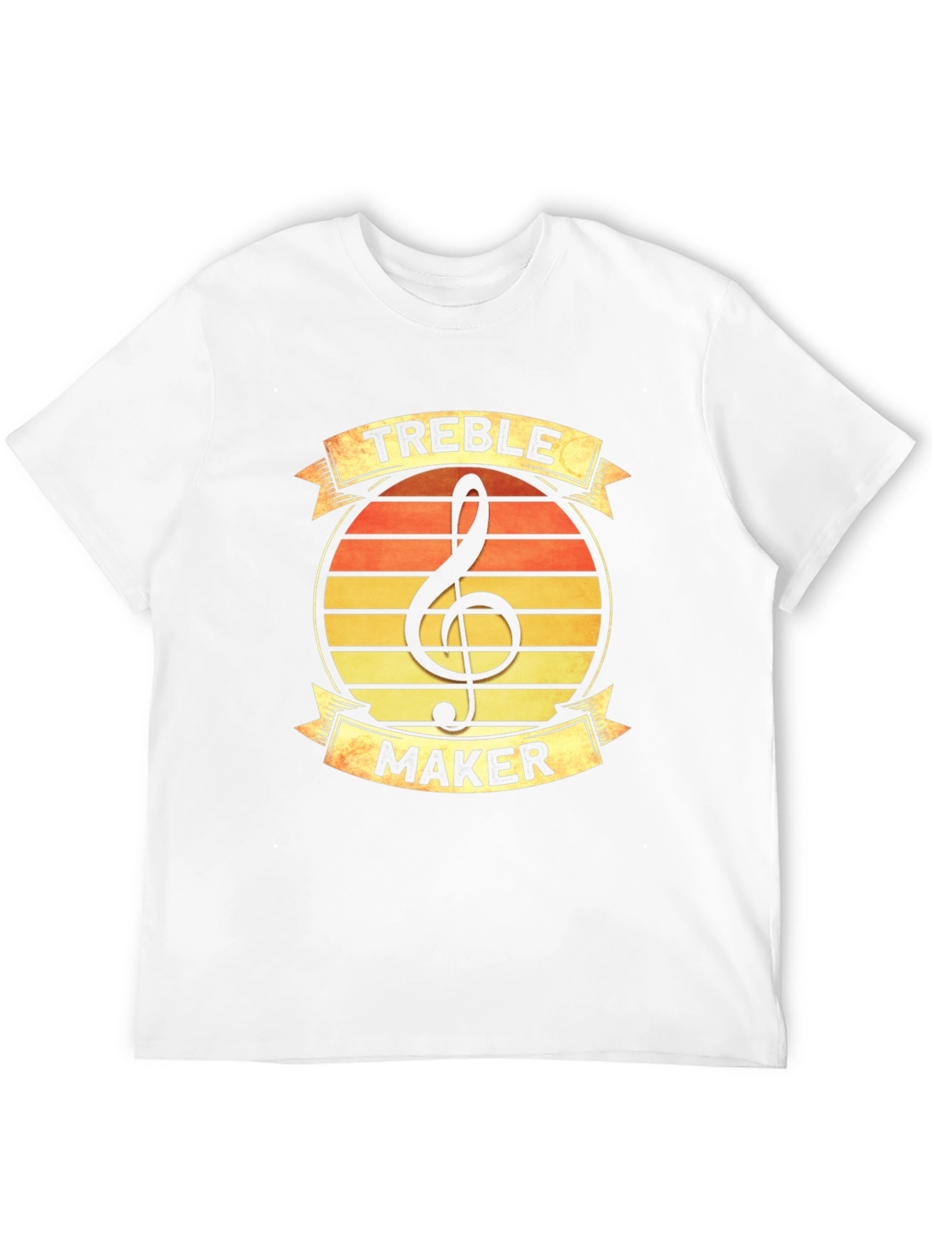 Black Treble Maker T-Shirt - Music Lover Apparel view 12