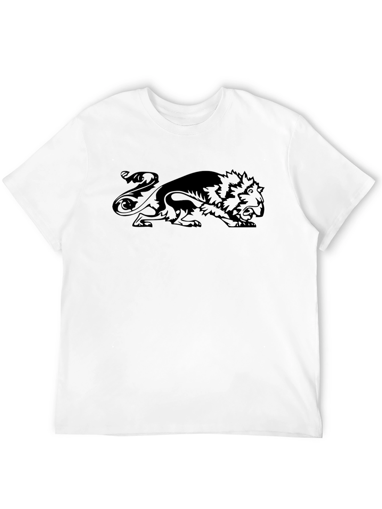 Black Roaring Lion Graphic Tee - Classic Black view 12