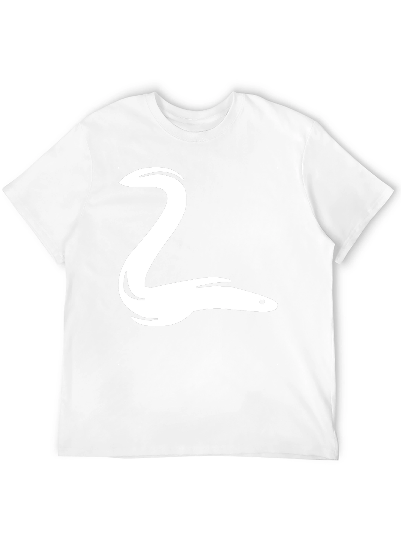 Black Eel Graphic Tee - Black Cotton T-Shirt view 12