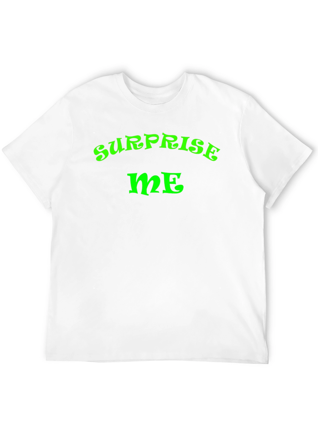 Black Surprise Me Graphic T-Shirt - Fun Casual Wear view 12