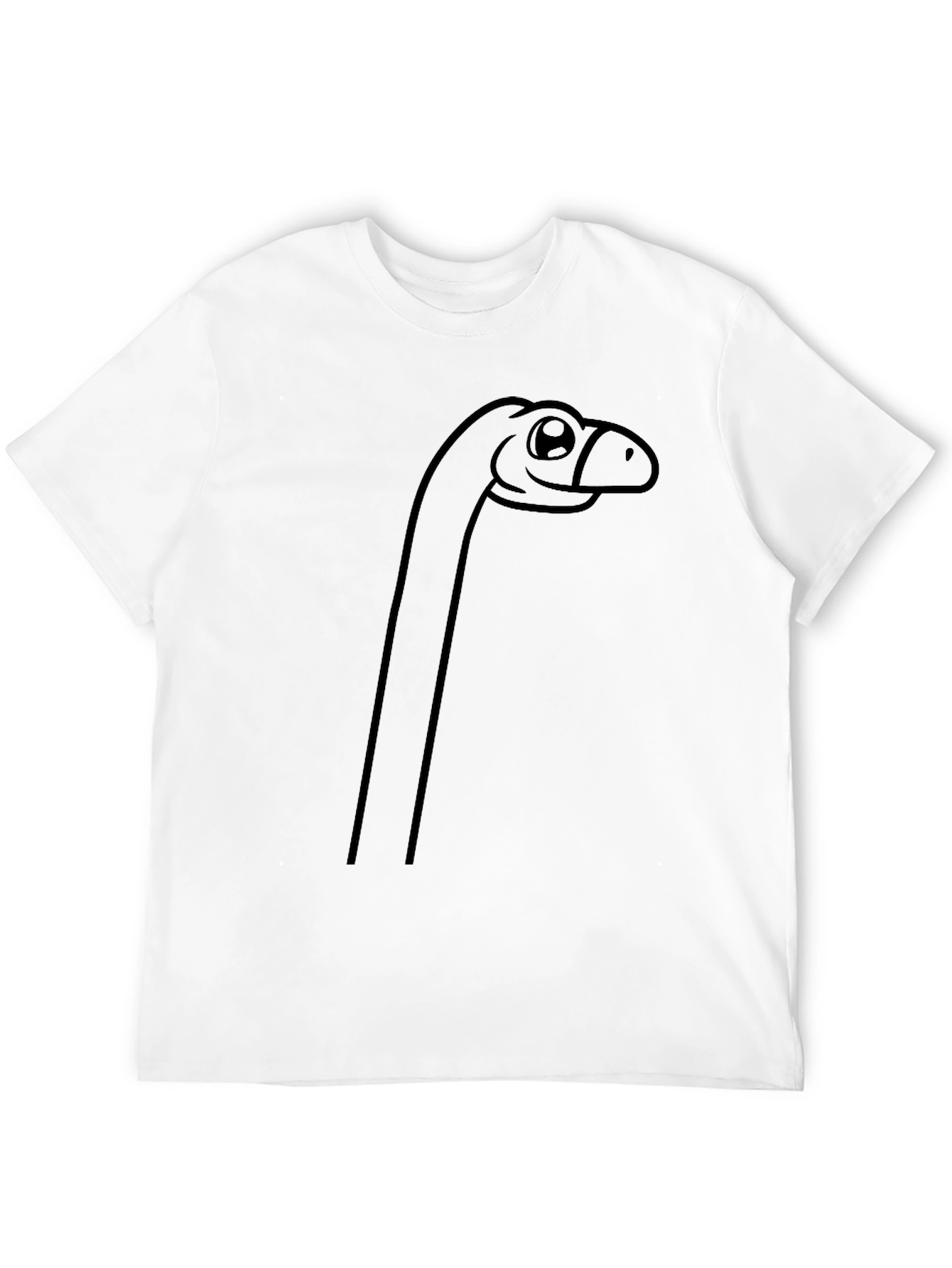 Black Cartoon Dinosaur Graphic T-Shirt view 12