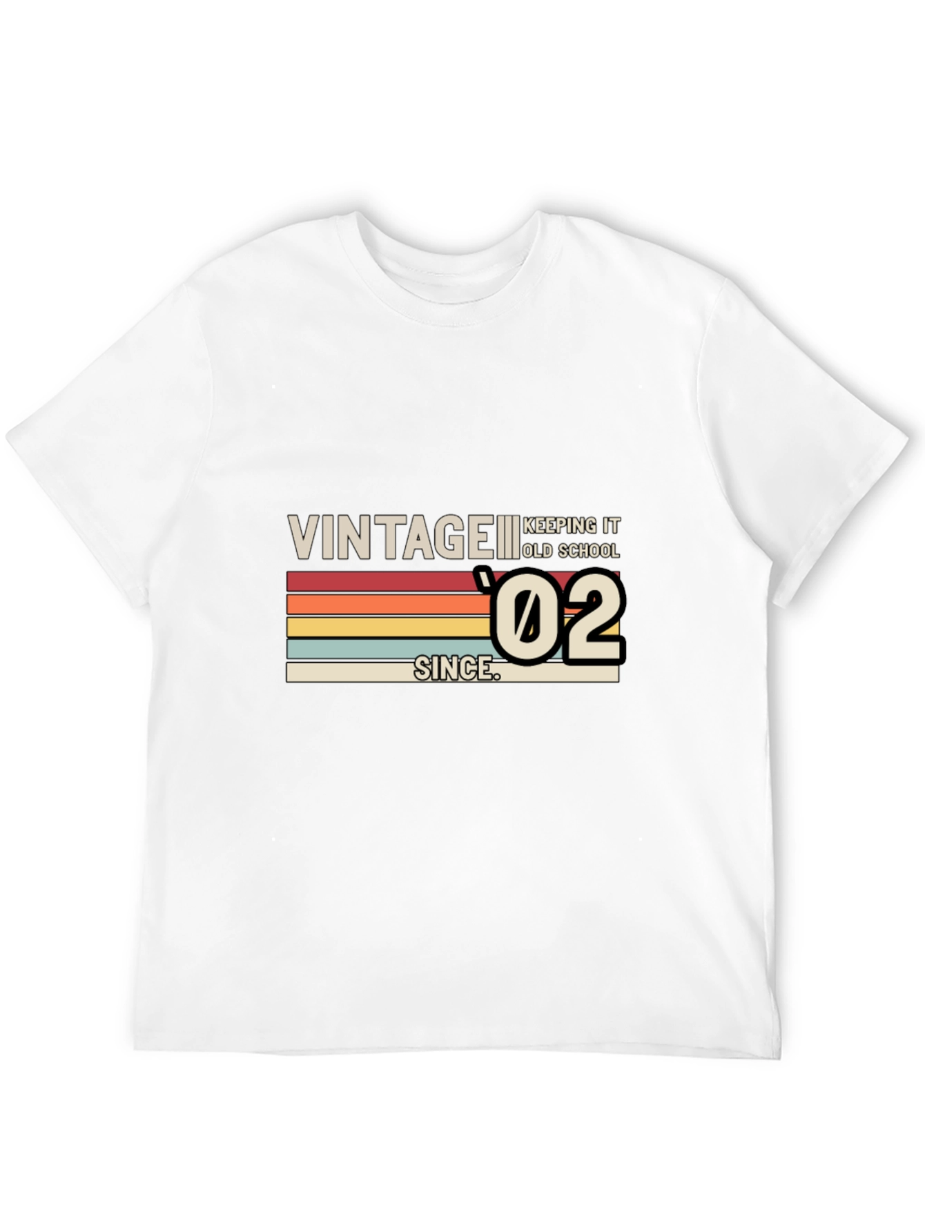 Black Vintage Style '02 Graphic T-Shirt view 12