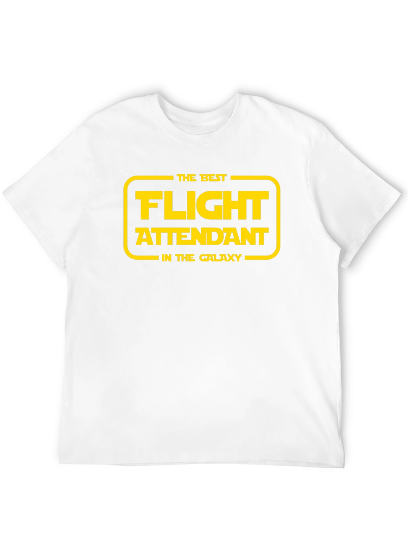 Black Best Flight Attendant Galaxy T-Shirt view 12