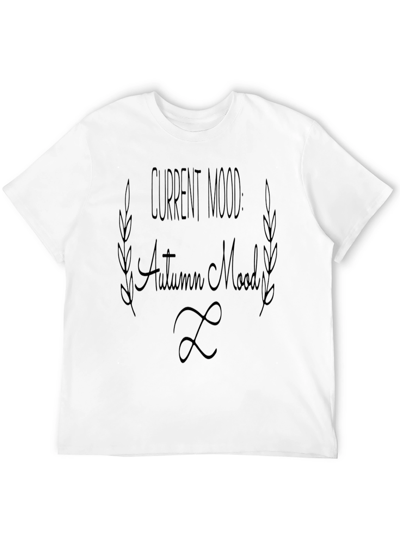 Black Autumn Mood T-Shirt - Cozy Season Apparel view 12