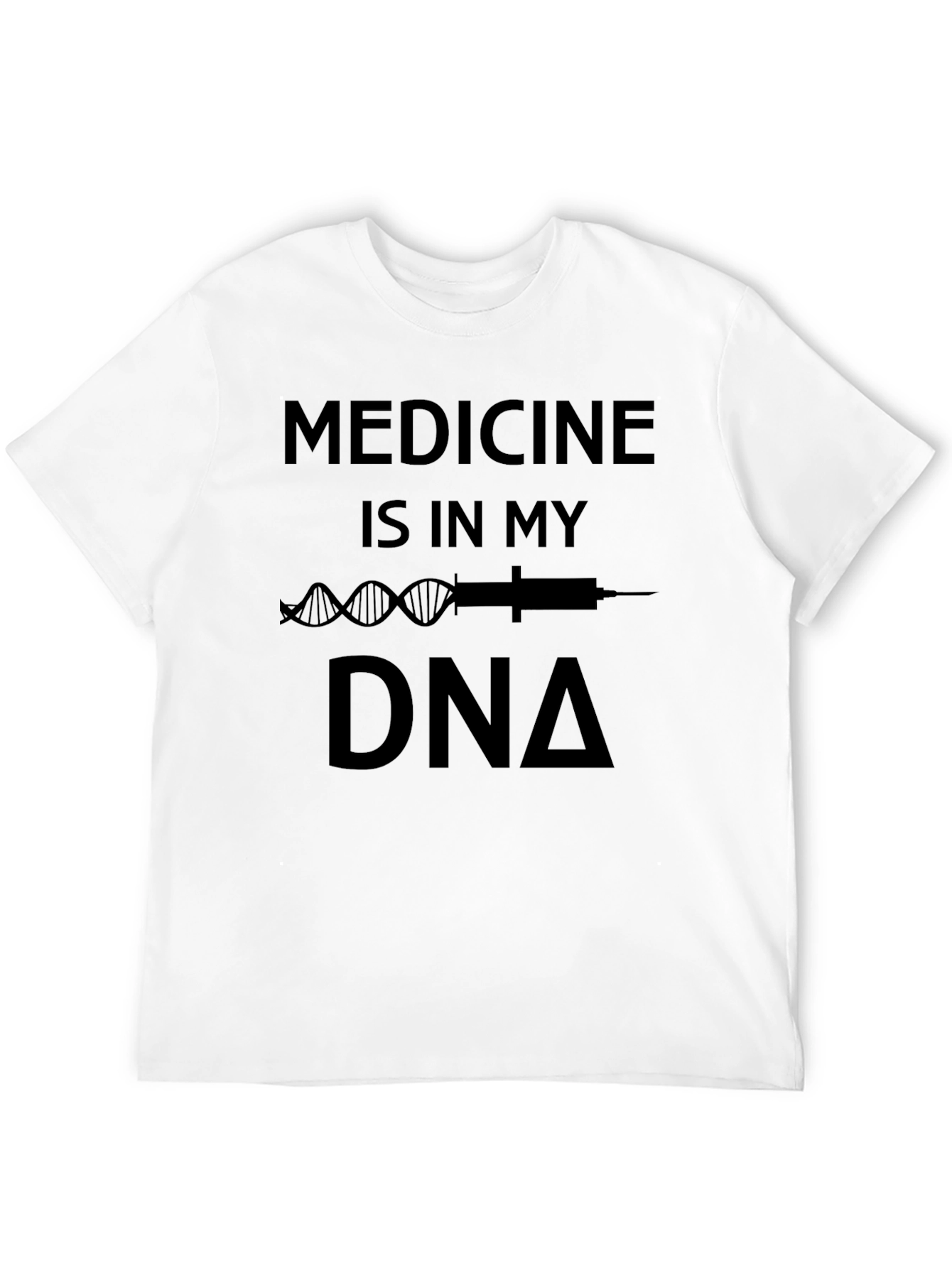 Black Medicine is in My DNA Black T-Shirt view 12
