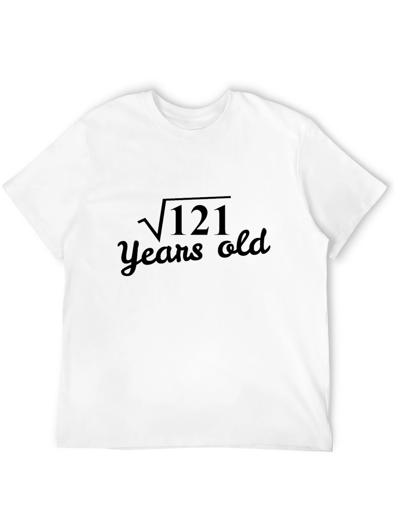 Black Funny 11th Birthday Shirt - Root 121 Years Old Black Tee view 12